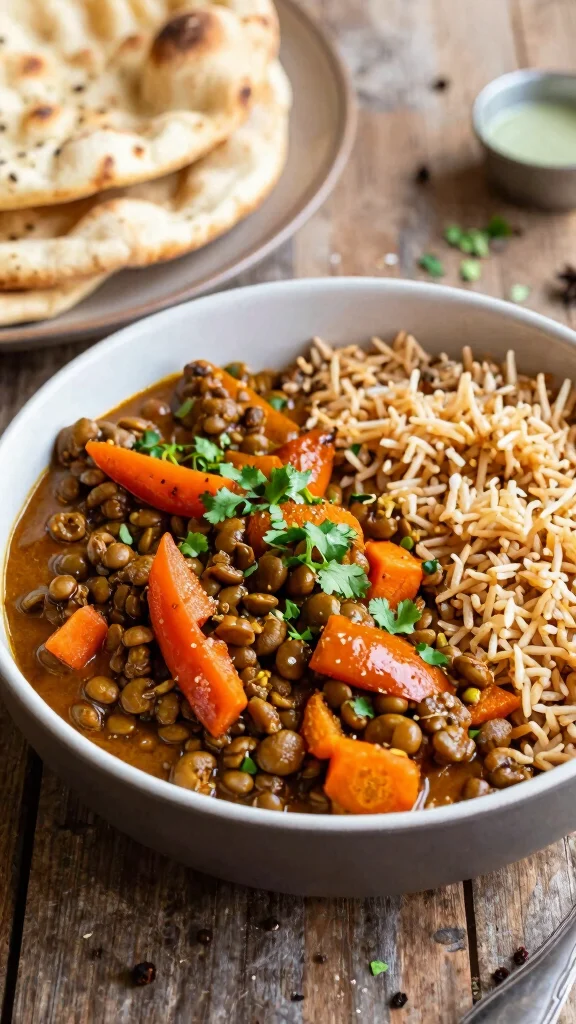 15 Heart Healthy Dinner Recipes for Better Living - 10. Lentil and Vegetable Curry 1