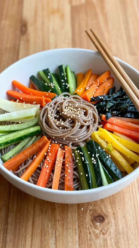 15 Recipes for Dinner Healthy and Satisfying - 14. Vegetable Soba Noodle Bowl 1