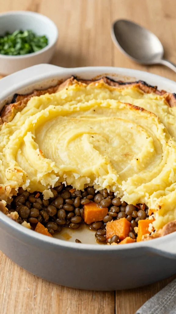 15 Recipes for Dinner Healthy and Satisfying - 5. Lentil Shepherd's Pie 1