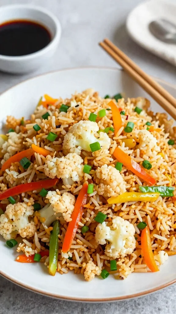 15 Recipes for Dinner Healthy and Satisfying - 6. Cauliflower Fried Rice 1