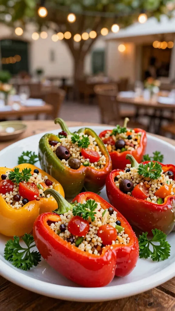15 Recipes for Dinner Healthy and Satisfying - 7. Mediterranean Stuffed Peppers 1