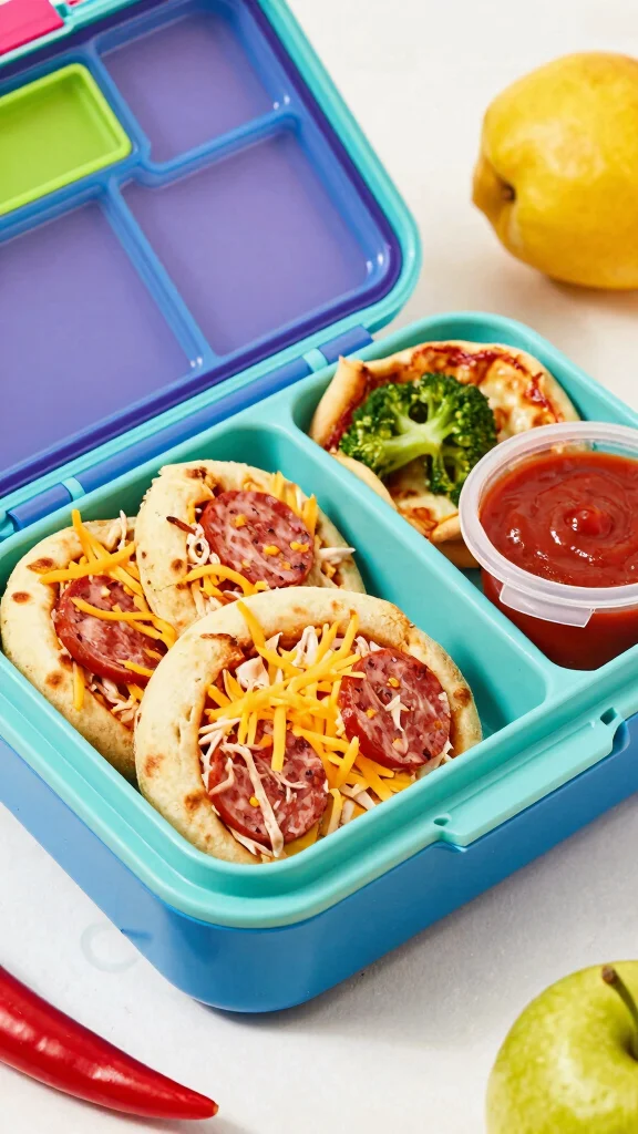 15 School Lunch Ideas Healthy & Kid-Friendly - 15. Homemade Pizza Lunchables 1