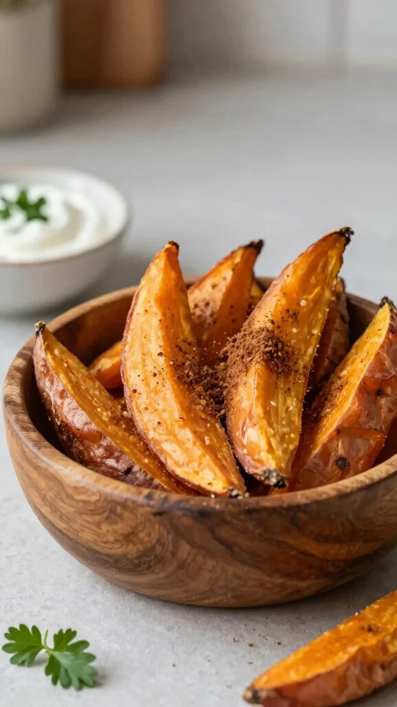 15 School Lunch Ideas Healthy & Kid-Friendly - 7. Sweet Potato Wedges 1