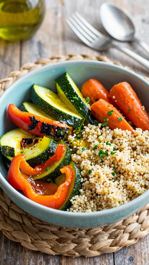 16 Easy Dinner Recipes Healthy and Quick to Make - 11. Roasted Veggie and Quinoa Bowls 1