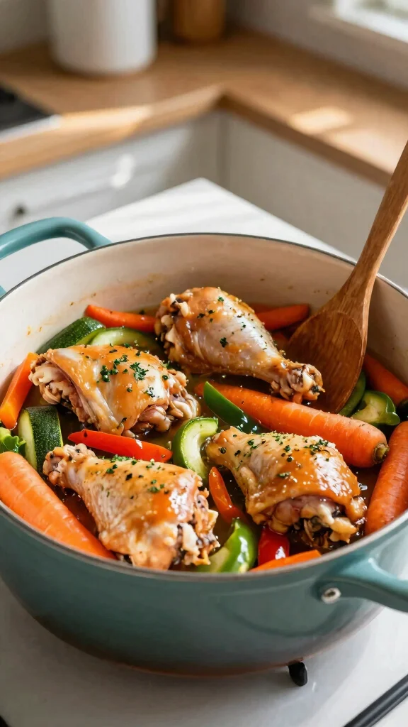16 Easy Healthy Dinner Recipes for Family Meals - 1. One-Pot Chicken and Vegetables 1