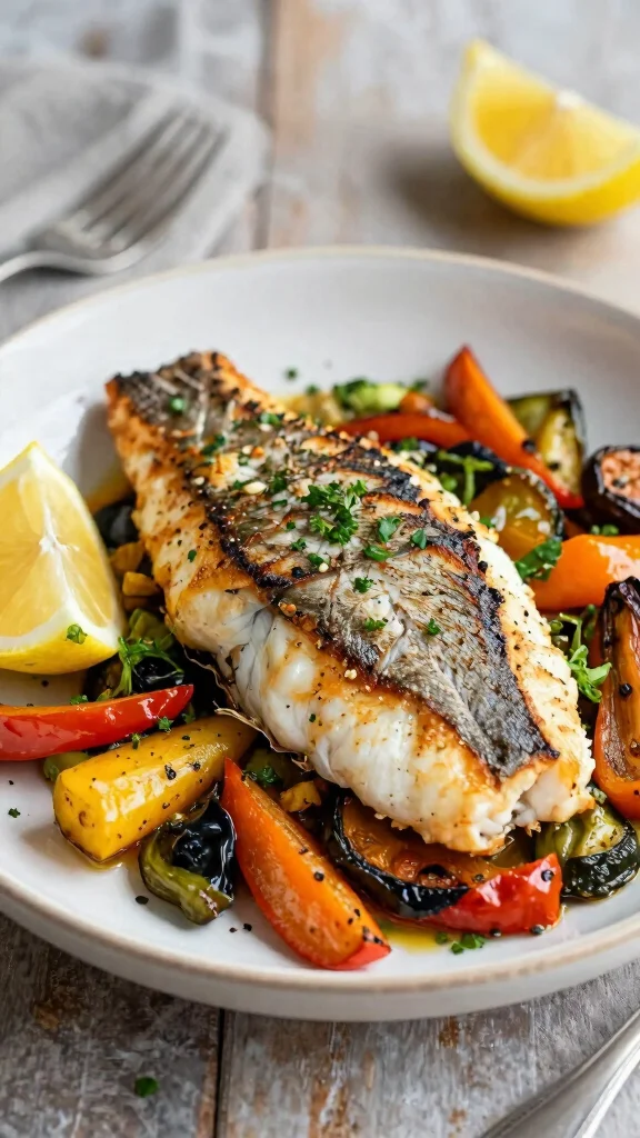 16 Easy Healthy Dinner Recipes for Family Meals - 10. Baked Tilapia with Vegetables 1