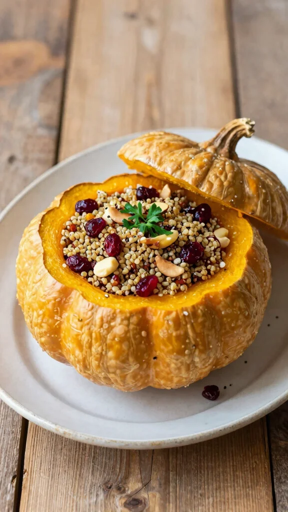 16 Easy Healthy Dinner Recipes for Family Meals - 15. Stuffed Acorn Squash 1