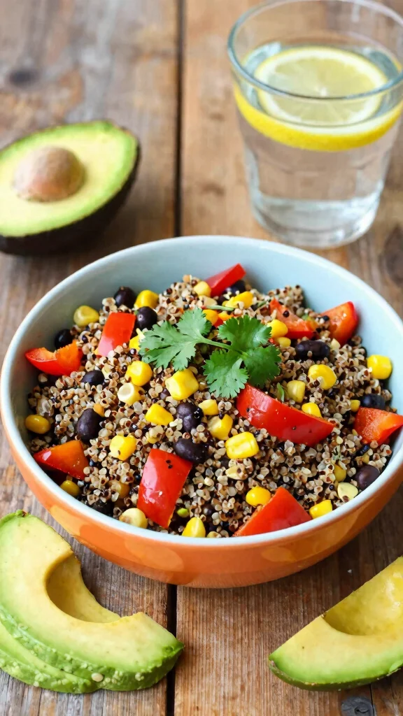 16 Easy Healthy Dinner Recipes for Family Meals - 2. Quinoa and Black Bean Stir-Fry 1