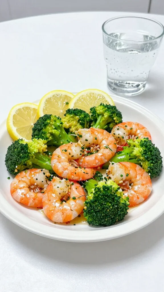 16 Easy Healthy Dinner Recipes for Family Meals - 8. Lemon Garlic Shrimp and Broccoli 1