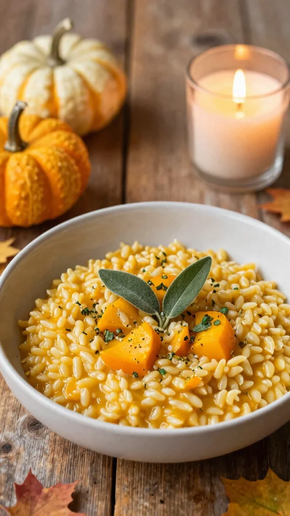 16 Fall Healthy Dinner Recipes Warm & Comforting - 4. Butternut Squash Risotto 1