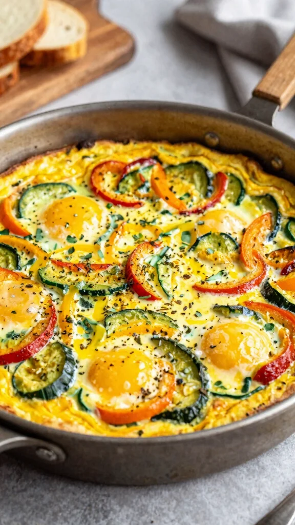 16 Healthy Dinner Recipes Easy for Weeknights - 13. Vegetable Frittata 1