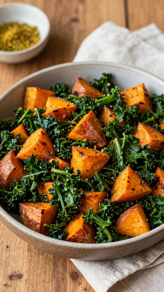 16 Healthy Dinner Recipes Easy for Weeknights - 4. Sweet Potato & Kale Hash 1