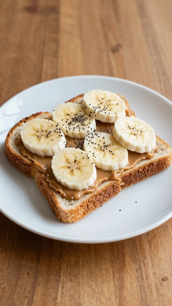 16 Healthy High Protein Lunch Ideas for Energy - 16. Almond Butter and Banana Toast 1