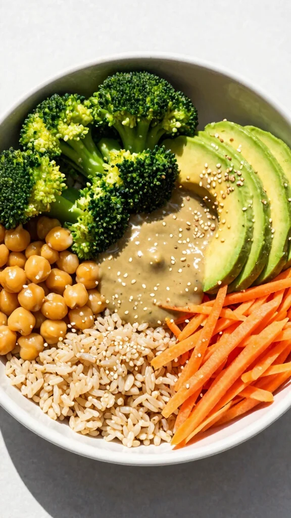16 Lunch Recipes Healthy & Satisfying - 8. Vegan Buddha Bowl 1