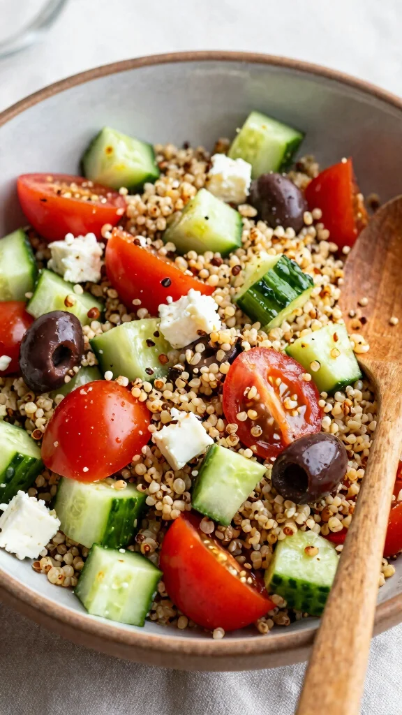 16 Quick Lunch Recipes Healthy & Delicious - 1. Mediterranean Quinoa Salad 1