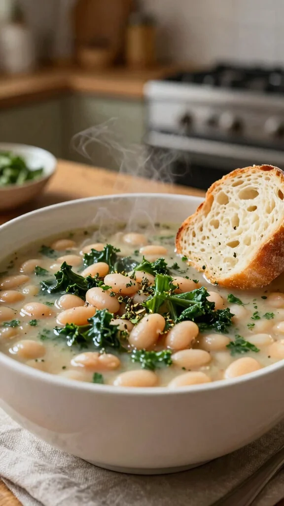 16 Simple Dinner Recipes Healthy and Delicious - 11. Tuscan White Bean Soup 1