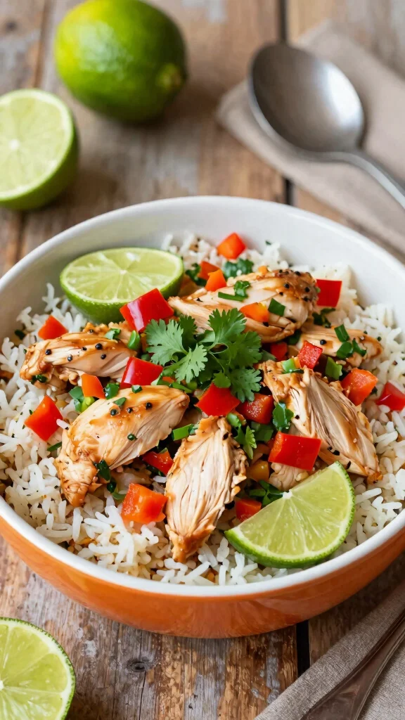16 Simple Dinner Recipes Healthy and Delicious - 14. Cilantro Lime Chicken Bowls 1