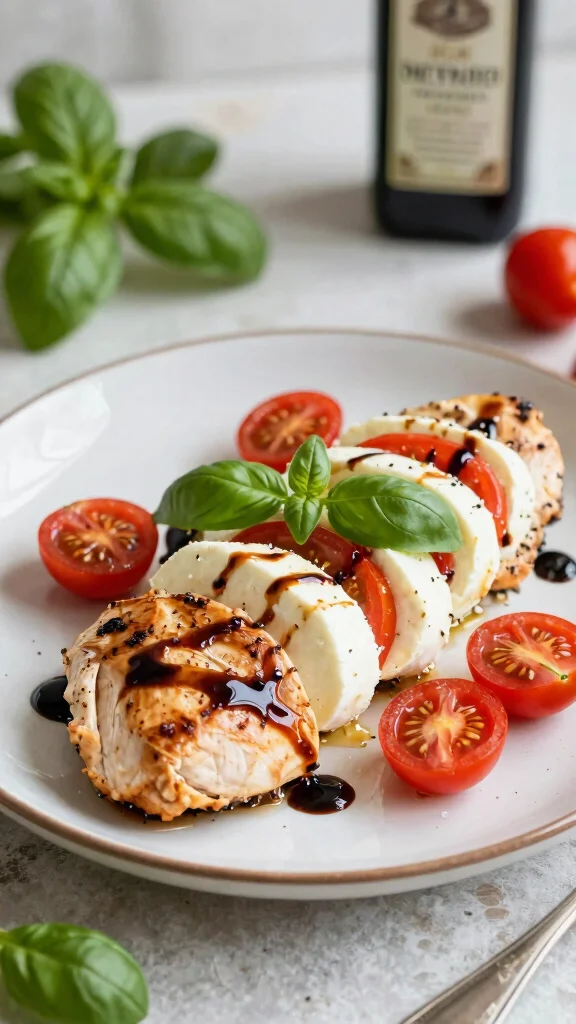 16 Simple Dinner Recipes Healthy and Delicious - 3. One-Pan Caprese Chicken 1