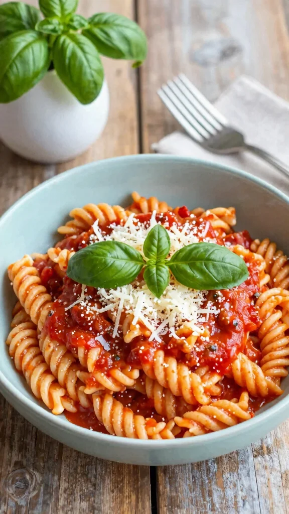 16 Simple Dinner Recipes Healthy and Delicious - 6. Creamy Tomato Basil Pasta 1