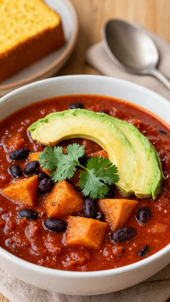 16 Simple Dinner Recipes Healthy and Delicious - 7. Sweet Potato & Black Bean Chili 1