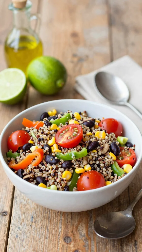 17 Easy Healthy Lunch Ideas for Work You'll Love - 1. Quinoa and Black Bean Salad 1