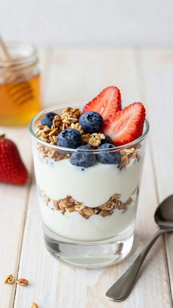 17 Easy Healthy Lunch Ideas for Work You'll Love - 7. Greek Yogurt Parfait 1