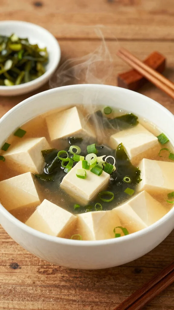 17 Healthy Dinner Recipes for Weight Losing That Actually Taste Good - 10. Japanese Miso Soup with Tofu 1