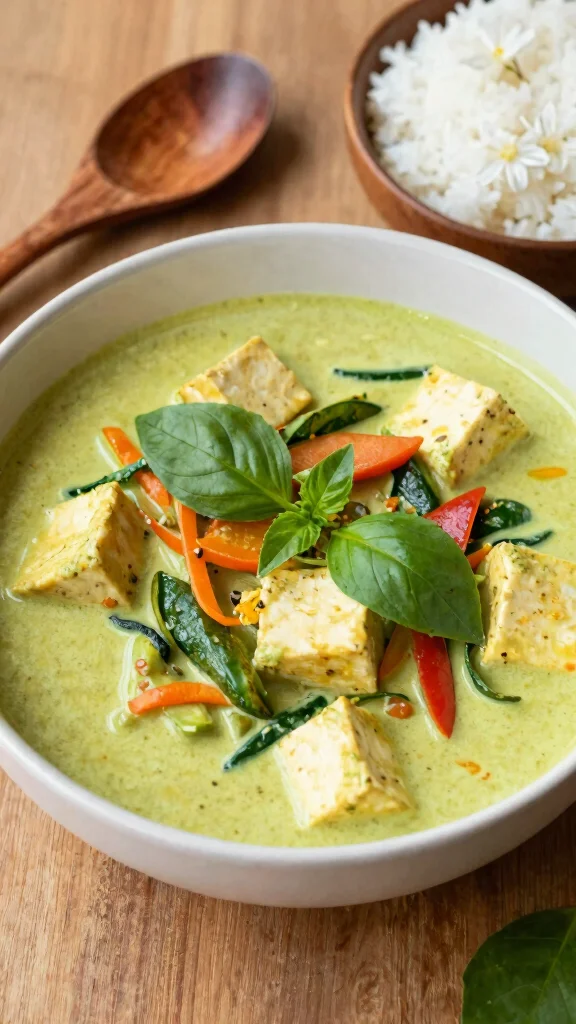 17 Healthy Dinner Recipes for Weight Losing That Actually Taste Good - 3. Thai Green Curry with Tofu 1