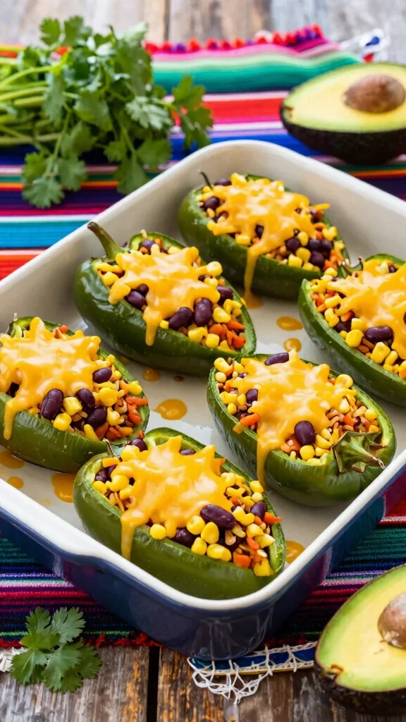 17 Healthy Dinner Recipes for Weight Losing That Actually Taste Good - 5. Mexican Stuffed Bell Peppers 1