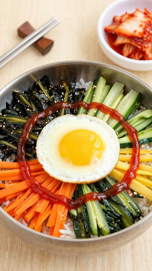 17 Healthy Dinner Recipes for Weight Losing That Actually Taste Good - 9. Korean Bibimbap 1
