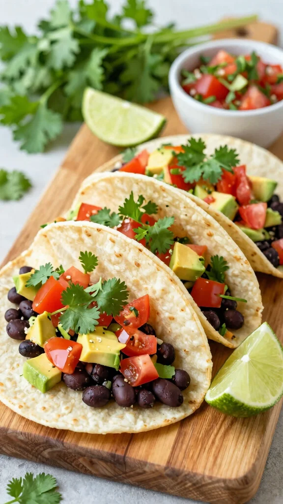 17 Healthy Lunch Box Ideas for Adults & Kids - 14. Black Bean Tacos 1