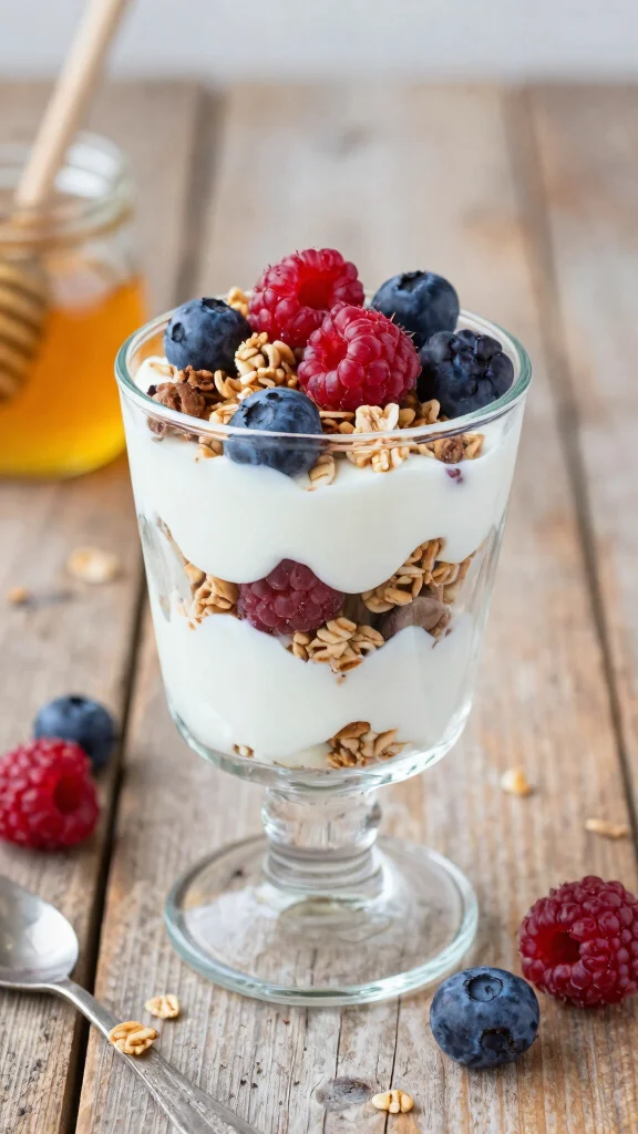 17 Healthy Lunch Ideas for Weight Losing That Keep You Full - 10. Greek Yogurt Parfait 1