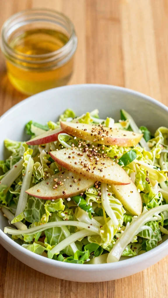 17 Healthy Lunch Ideas for Weight Losing That Keep You Full - 12. Cabbage and Apple Slaw 1