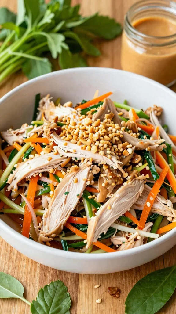 17 Healthy Lunch Ideas for Weight Losing That Keep You Full - 16. Thai Chicken Salad 1