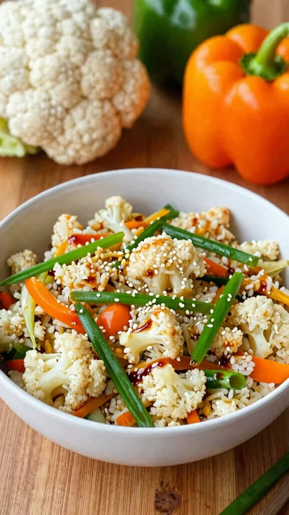 17 Healthy Lunch Ideas for Weight Losing That Keep You Full - 7. Cauliflower Rice Stir-Fry 1