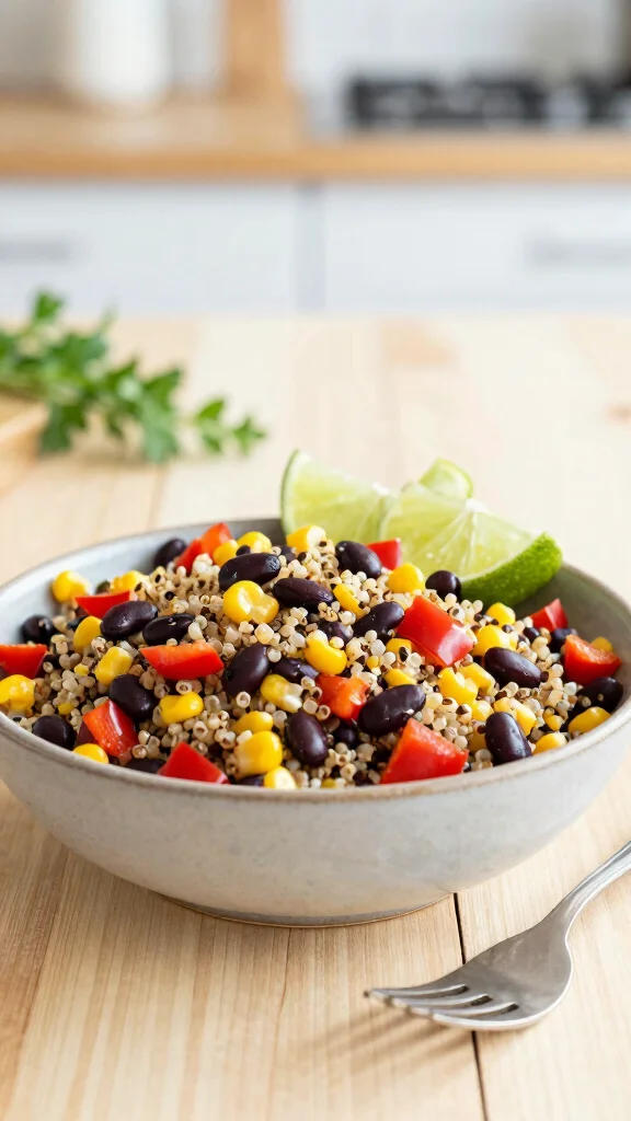 17 Healthy Recipes Lunch Ideas for Clean Eating - 1. Quinoa and Black Bean Salad 1