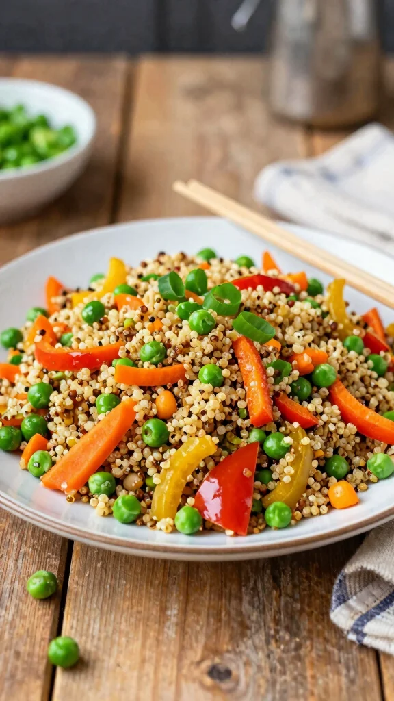 17 Healthy Recipes Lunch Ideas for Clean Eating - 10. Vegetable Fried Quinoa 1