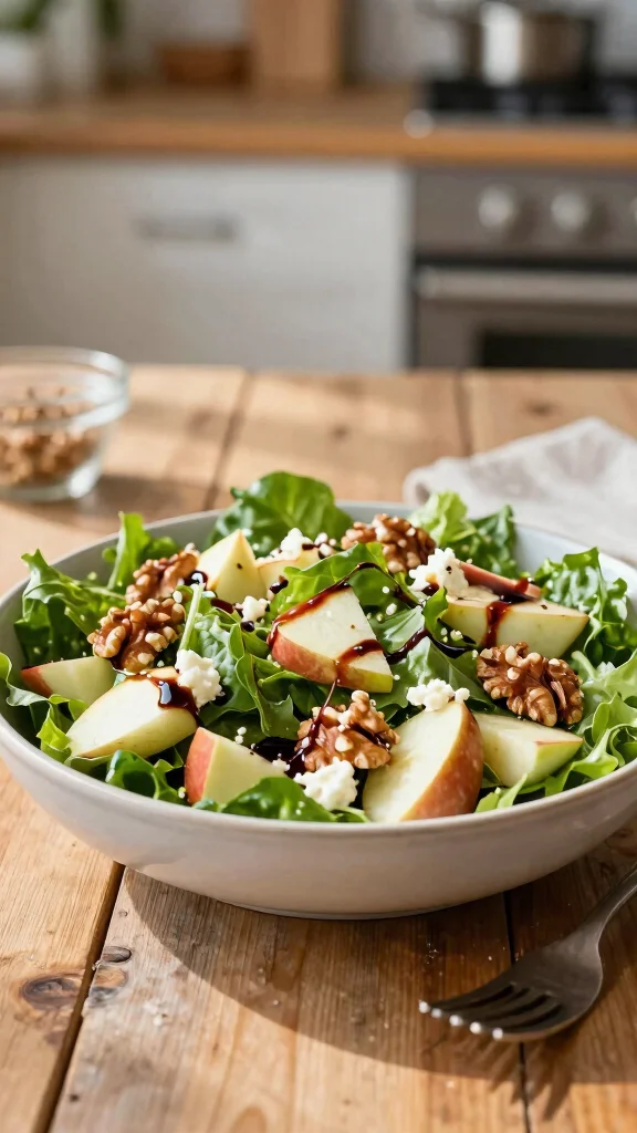 17 Healthy Recipes Lunch Ideas for Clean Eating - 11. Apple and Walnut Salad 1