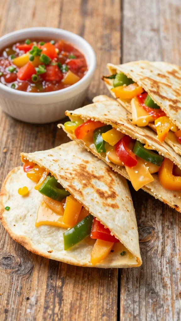17 Healthy Simple Dinner Recipes with Minimal Ingredients - 10. Vegetable Quesadillas 1