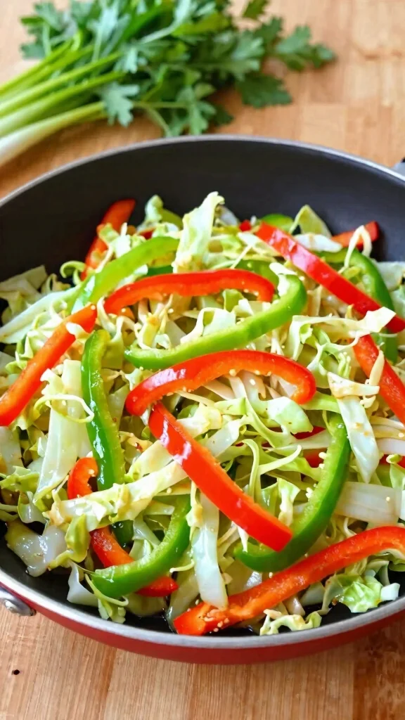17 Healthy Simple Dinner Recipes with Minimal Ingredients - 12. Cabbage Stir-Fry 1