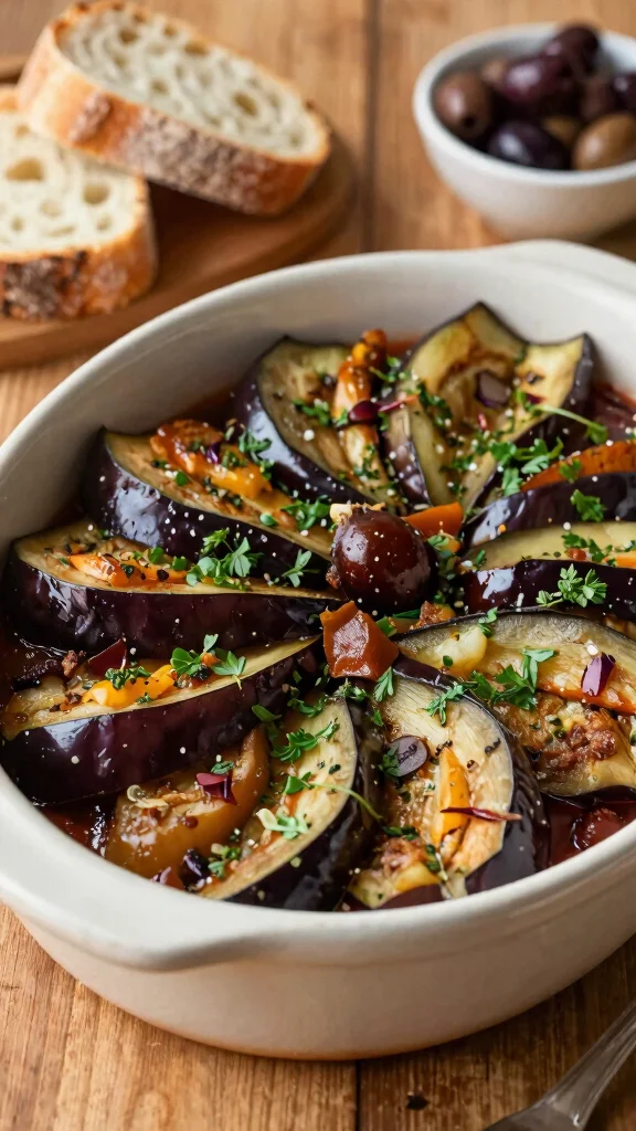 17 Healthy Simple Dinner Recipes with Minimal Ingredients - 13. Eggplant Caponata 1