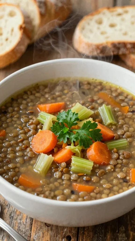 17 Healthy Simple Dinner Recipes with Minimal Ingredients - 5. Lentil Soup 1