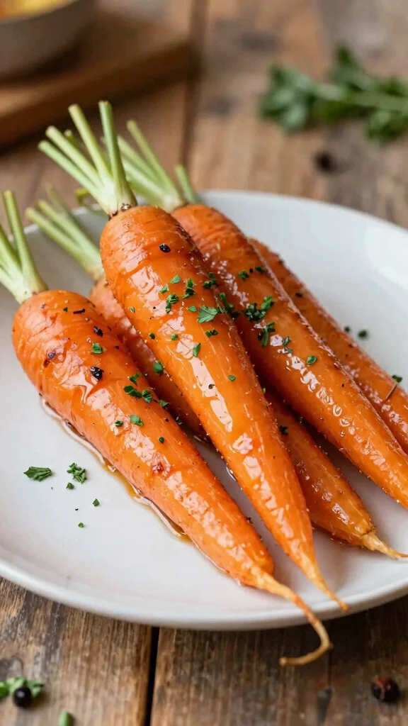 17 Healthy and Easy Dinner Recipes Anyone Can Cook - 17. Honey Garlic Roasted Carrots 1