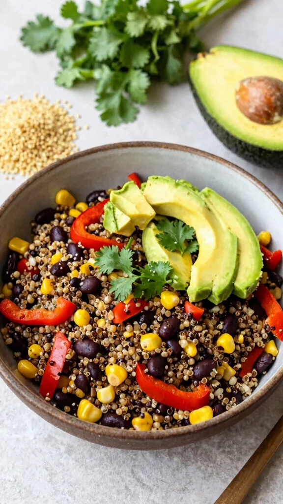 17 Healthy and Easy Dinner Recipes Anyone Can Cook - 2. Quinoa and Black Bean Stir-fry 1