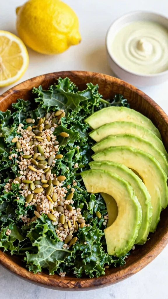 17 Lunch Healthy Ideas for Everyday Cooking - 14. Kale and Quinoa Salad 1