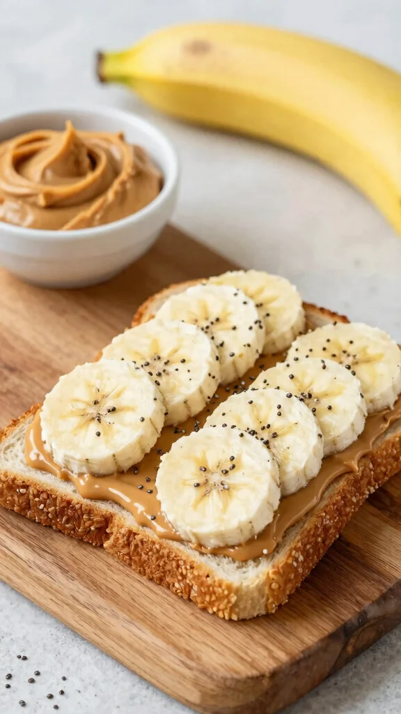 17 Lunch Healthy Ideas for Everyday Cooking - 9. Peanut Butter Banana Toast 1