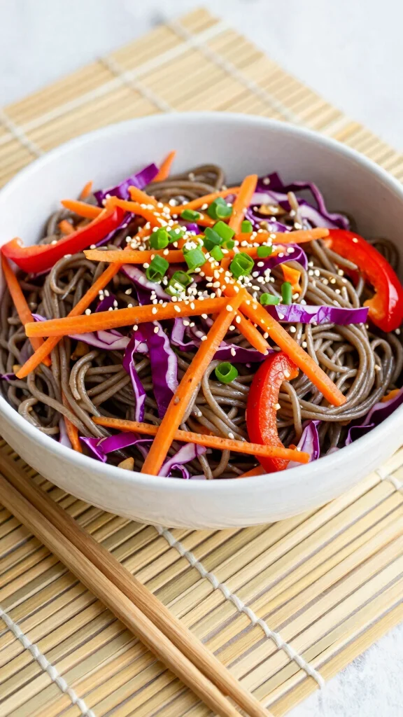 17 Lunch Ideas Healthy and Easy to Make - 4. Asian Noodle Salad 1