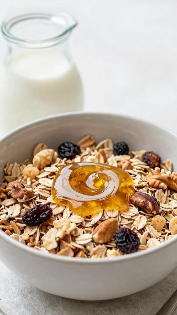 18 Easy Lunch Ideas Healthy & Budget-Friendly - 17. Muesli with Nuts and Fruits 1