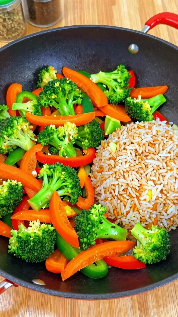 18 Easy Lunch Ideas Healthy & Budget-Friendly - 4. Veggie-Packed Stir-Fry 1