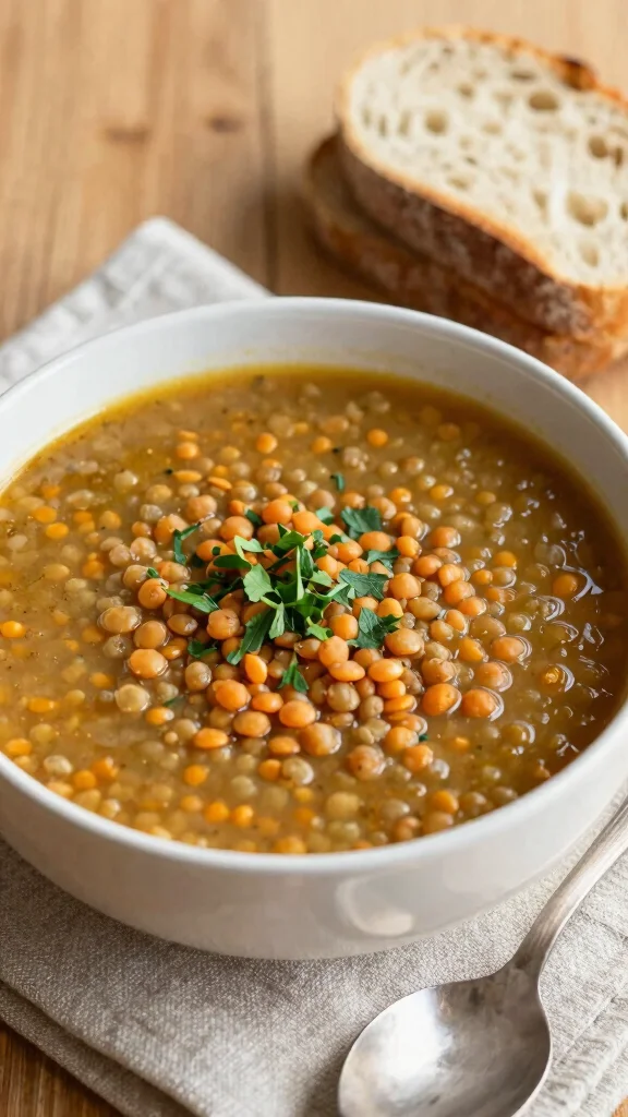 18 Easy Lunch Ideas Healthy & Budget-Friendly - 9. Lentil Soup 1